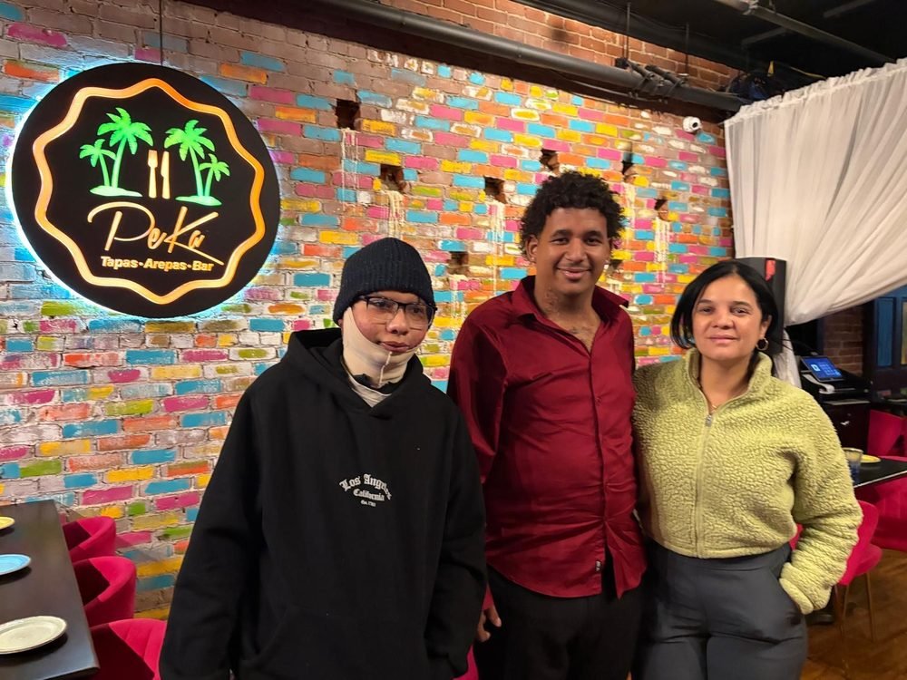 Family and friends at a partner restaurant